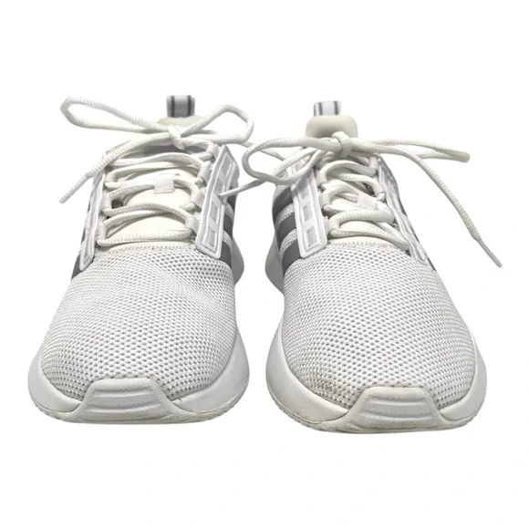 Adidas Racer TR21 White Silver Athletic Running Cloudfoam Shoes Women’s 7 - Picture 3 of 12
